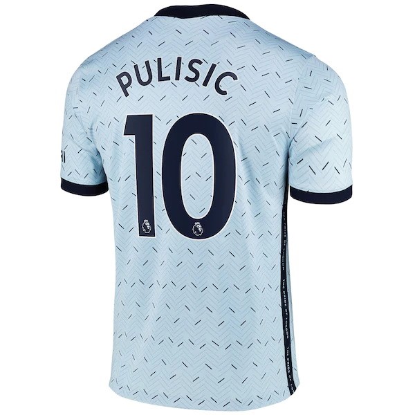 Camiseta Chelsea NO.10 Pulisic Segunda Equipación 2020-2021 Azul